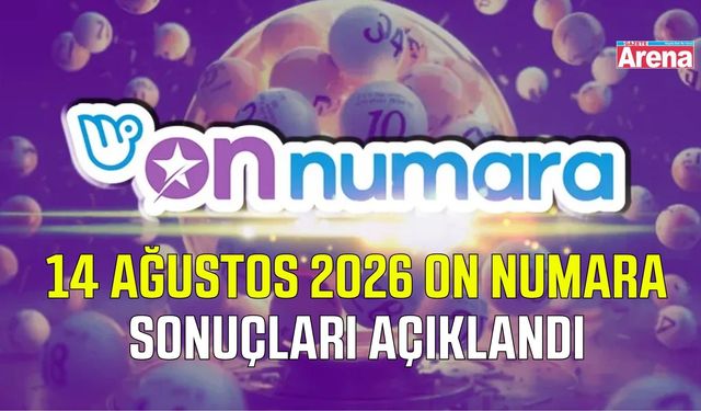 14 Ağustos 2026 On Numara sonuçları açıklandı