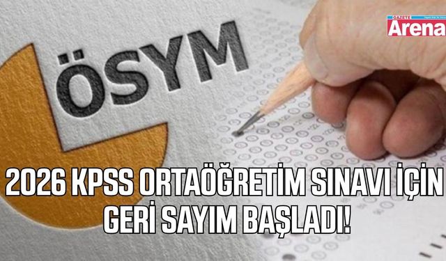 2026 KPSS Ortaöğretim başvuruları ne zaman?