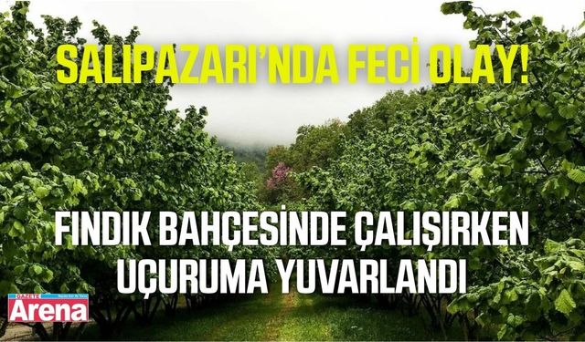 Salıpazarı’nda feci olay: 15 metreden uçuruma yuvarlandı