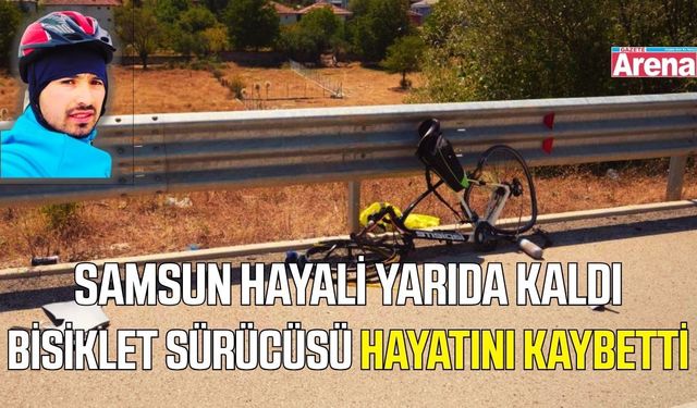 Samsun'a gelmek için yola çıkan bisikletliye otomobil çarptı