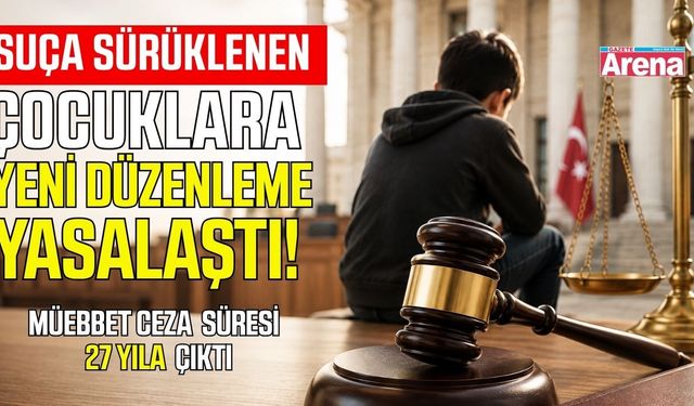 TBMM teklifi kabul etti ! Suça sürüklenen çocuk ibaresi değişti