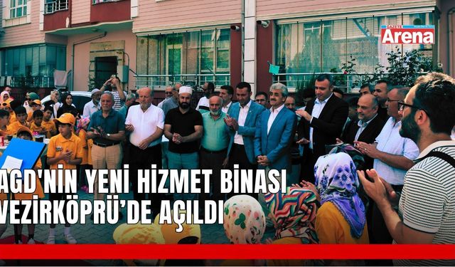 Vezirköprü'de Anadolu Gençlik Derneği'nin yeni hizmet binası açıldı