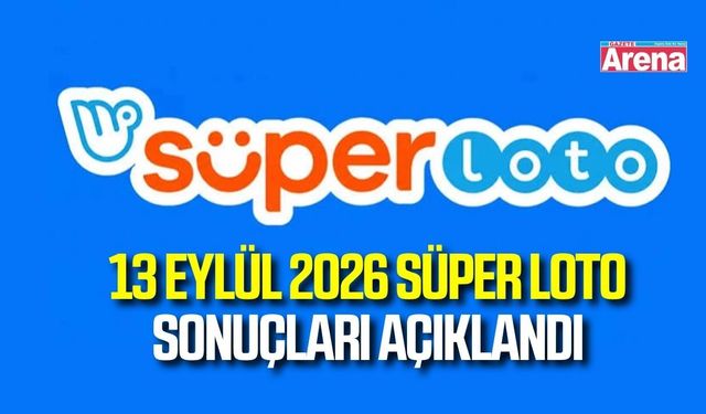 13 Eylül 2026 Süper Loto sonuçları açıklandı