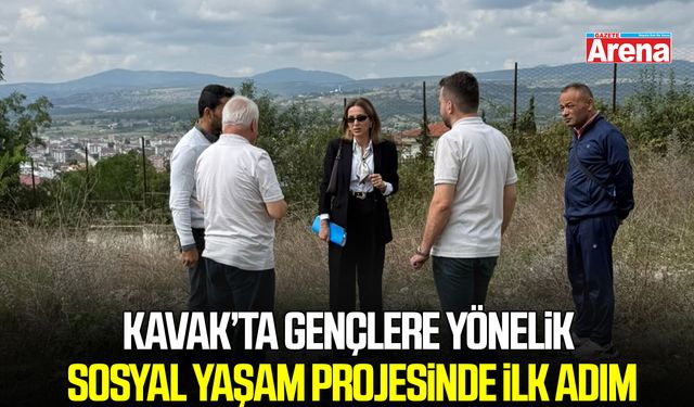 Kavak’ta gençlere yönelik sosyal yaşam projesinde ilk adım