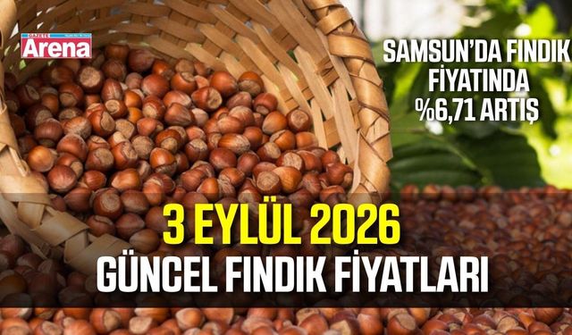 3 Eylül 2026 güncel fındık fiyatları