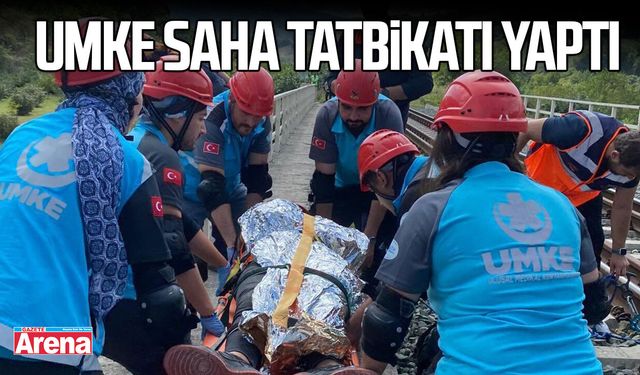 UMKE Samsun’da saha tatbikatı yaptı