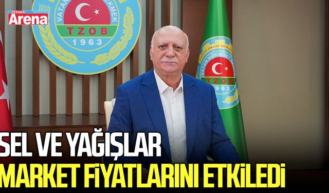 Samsun Çarşamba’daki sel ve yağışlar market fiyatlarını etkiledi