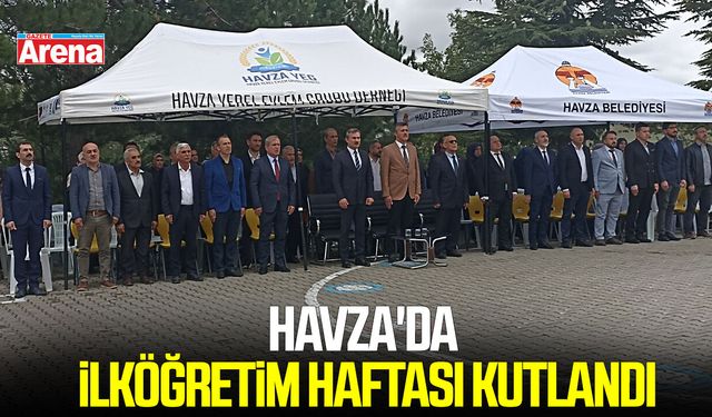 Havza'da İlköğretim Haftası kutlandı