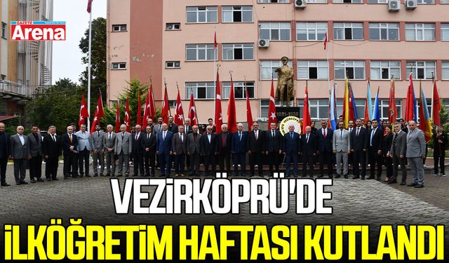 Vezirköprü'de İlköğretim haftası kutlandı