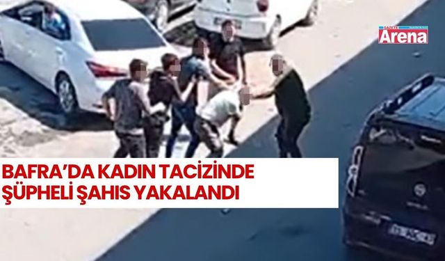 Bafra’da kadın tacizi iddiasıyla aranan şüpheli Alaçam’da yakalandı