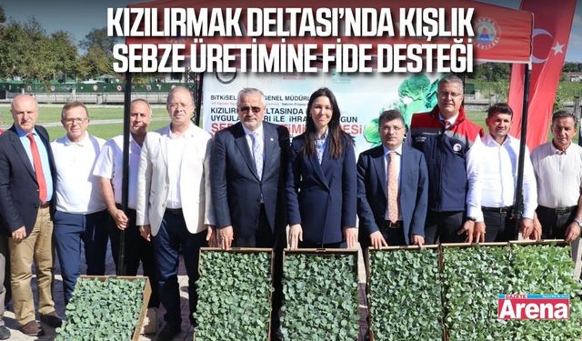 Bafra’da kışlık sebze üretimi için fide desteği