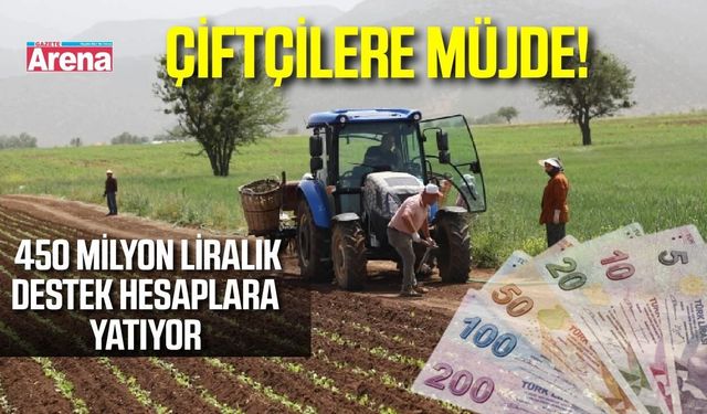 Bakan Yumaklı duyurdu: 450 milyon lira destek çiftçilerin hesaplarına yatıyor