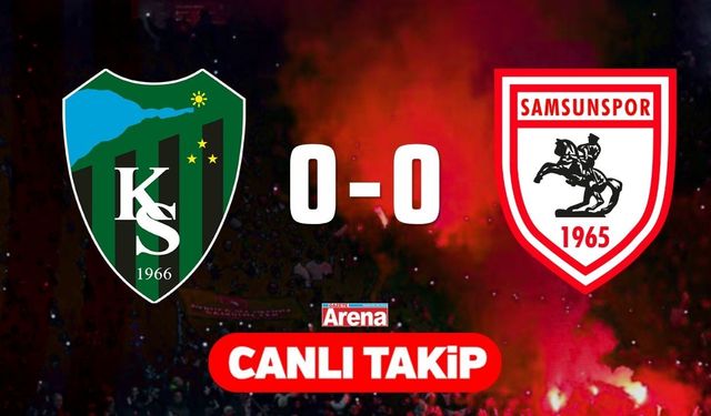 Samsunspor-Kocaelispor maçı #CANLI
