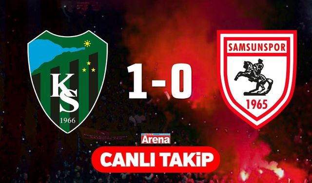 Samsunspor-Kocaelispor maçı #CANLI
