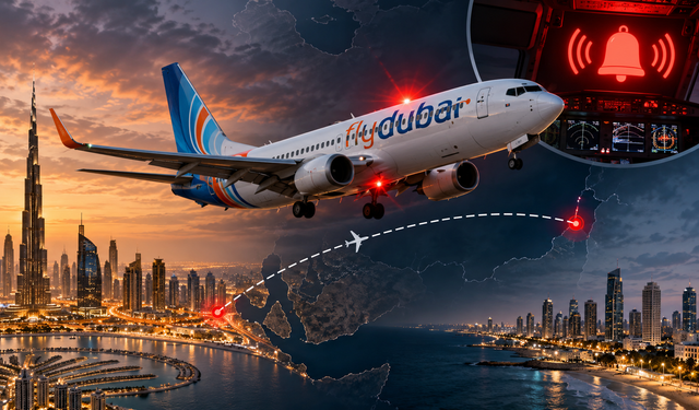 Dubai-Tel Aviv uçağında acil durum alarmı!
