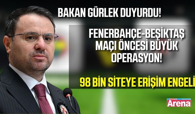 Fenerbahçe-Beşiktaş derbisi öncesi yasa dışı bahis operasyonu