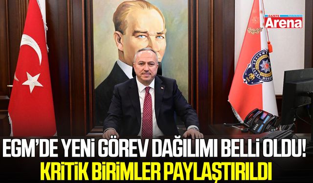 EGM’de yeni görev dağılımı belli oldu! Kritik birimler paylaştırıldı