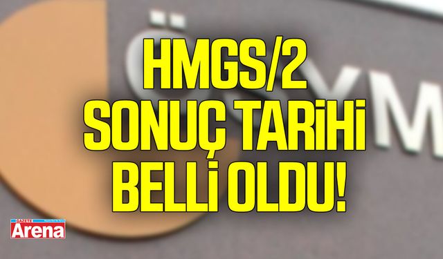 HMGS/2 sonuç tarihi belli oldu! Adaylar bu tarihi bekleyecek