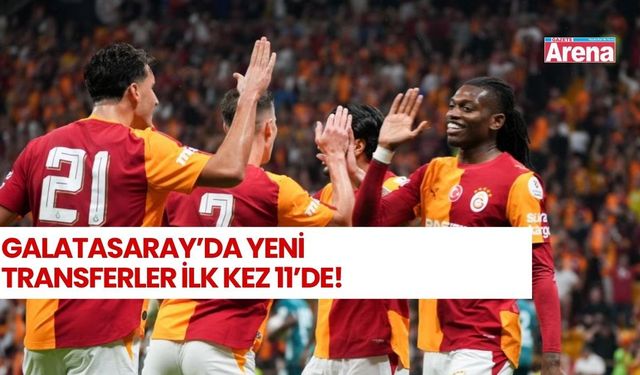 Galatasaray’da maç öncesi 3 değişiklik