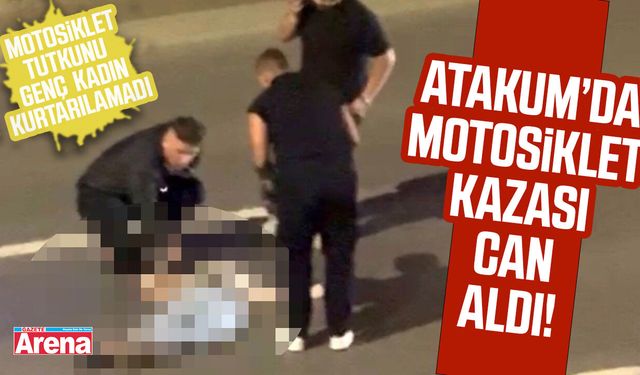 Atakum’da motosiklet kazası can aldı!