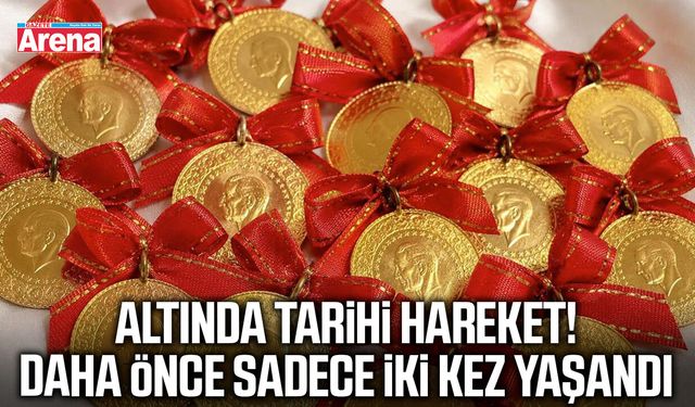 Altında tarihi hareket! Daha önce sadece iki kez yaşandı