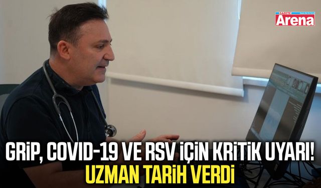 Grip, COVID-19 ve RSV için kritik uyarı! Uzman tarih verdi