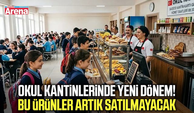 Okul kantinlerinde yeni dönem! Bu ürünler artık satılmayacak