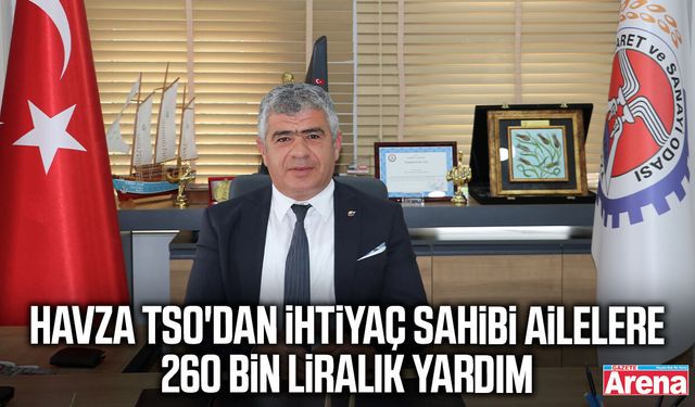 Havza’da ihtiyaç sahibi ailelere 260 bin liralık eğitim desteği