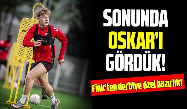 Samsunspor'da Oskar sahalarda!