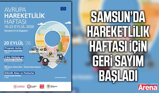 Samsun’da Avrupa Hareketlilik Haftası heyecanı