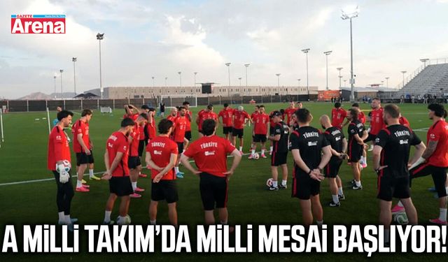 A Milli Takım’da milli mesai başlıyor!