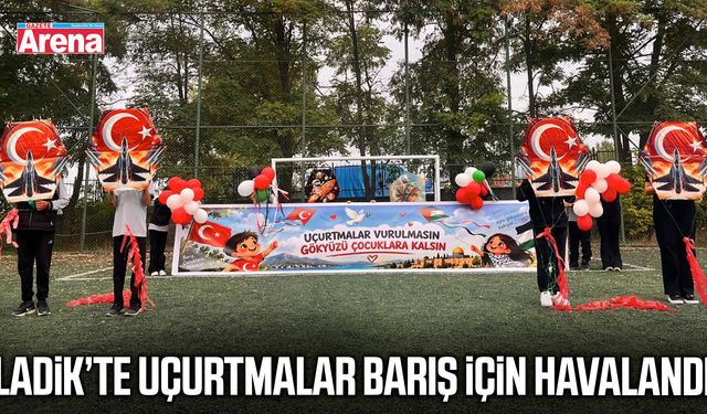 Ladik’te uçurtmalar barış için havalandı