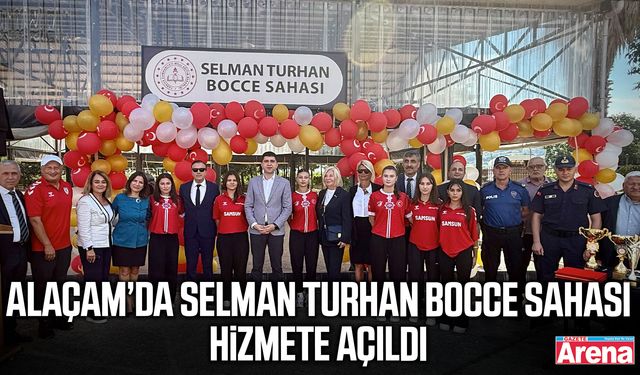 Alaçam’da Selman Turhan Bocce Sahası hizmete açıldı