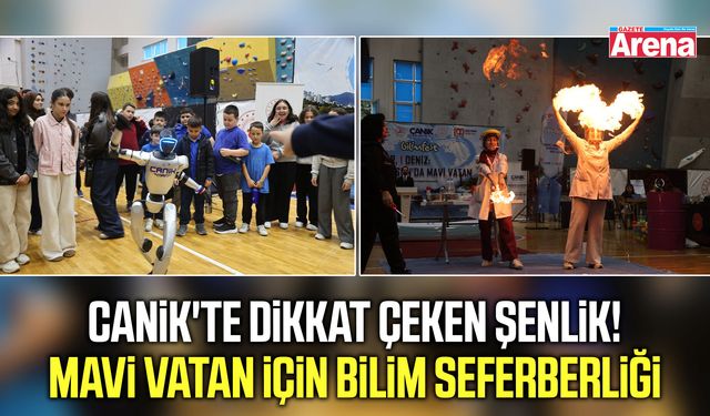 Canik'te gençler Mavi Vatan'ı bilimle keşfediyor
