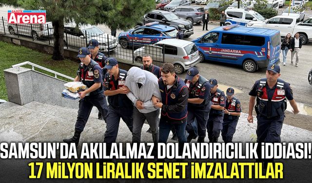 Samsun'da 17 milyon liralık dolandırıcılık! 4 şüpheli yakalandı