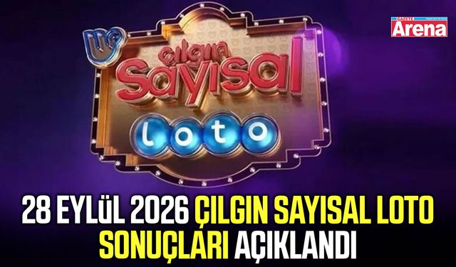28 Eylül 2026 Çılgın Sayısal Loto Sonuçları açıklandı