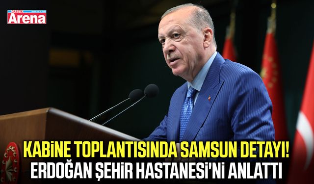 Cumhurbaşkanı Erdoğan'ın Kabine açıklamasında Samsun detayı