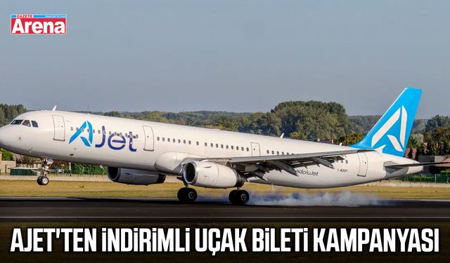 AJet'ten indirimli uçak bileti kampanyası