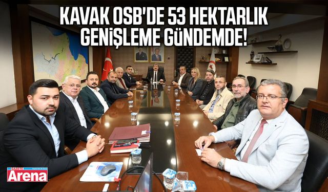 Kavak OSB'de 53 hektarlık genişleme gündemde!