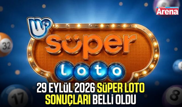 29 Eylül 2026 Süper Loto sonuçları belli oldu