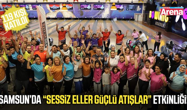 Samsun’da işitme engelliler bowling turnuvasında buluştu