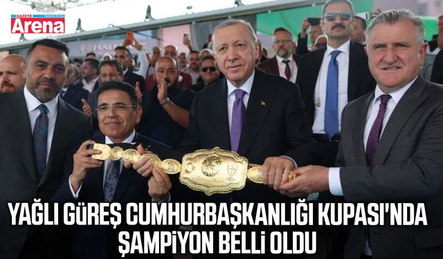 Yağlı Güreş Cumhurbaşkanlığı Kupası'nda şampiyon Orhan Okulu