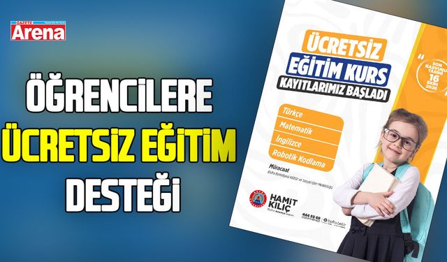 Bafra Belediyesi'nden öğrencilere ücretsiz eğitim desteği