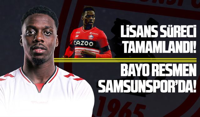 Samsunsporlu Mohamed Bayo'nun lisansı çıktı