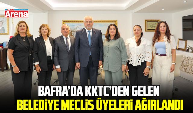 Bafra’da KKTC’den gelen belediye meclis üyeleri ağırlandı