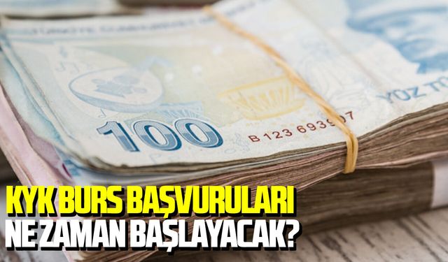 KYK burs başvuruları ne zaman başlayacak?
