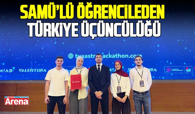 SAMÜ’lü öğrencilerin uzay projesine Türkiye üçüncülüğü