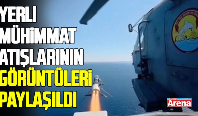 MSB, yerli mühimmat atışlarının görüntülerini paylaştı