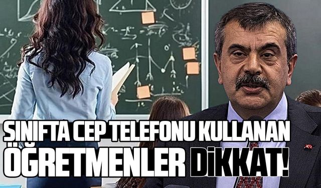 Bakan Tekin'den öğretmenlere uyarı