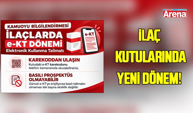 İlaç kutularında yeni dönem! Prospektüs yerine karekodla erişim